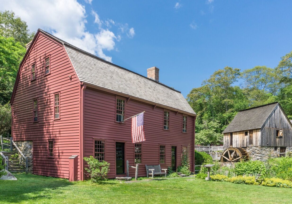 Gilbert Stuart birthplace and barn, Saunderstown, Rhode Island